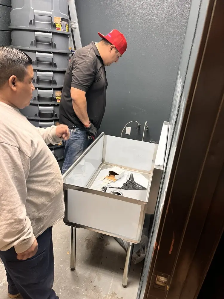Commercial plumbing and sink installation in Tanglewood